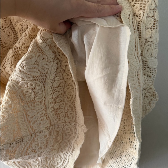 Tuckernuck Tan Lace Sleeveless Collier Dress Women’s Size Small NEW - Picture 8 of 13